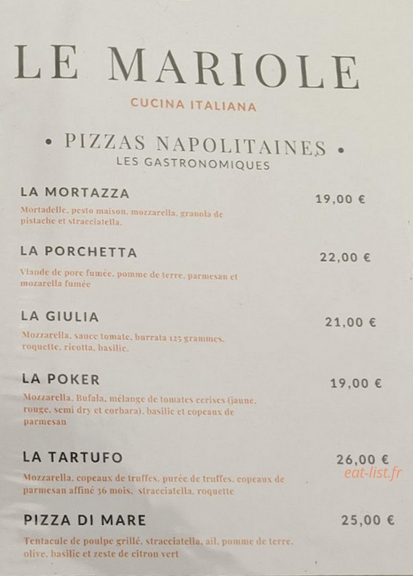 Le Mariole — carte page 3