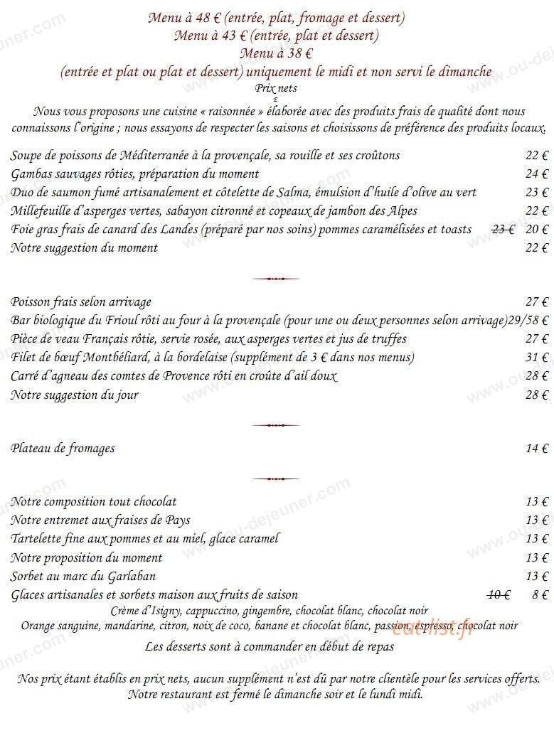 Le Mas d'Entremont — carte page 1