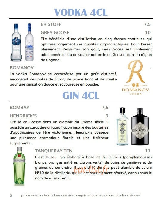 Le Novo — carte page 8