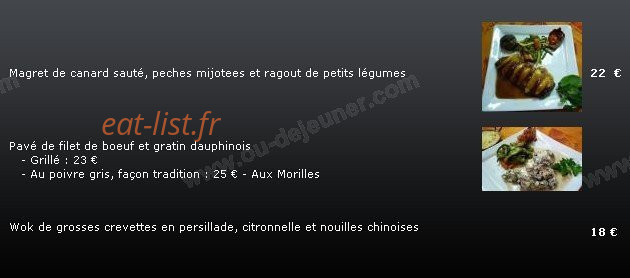 Le Patio — carte page 3