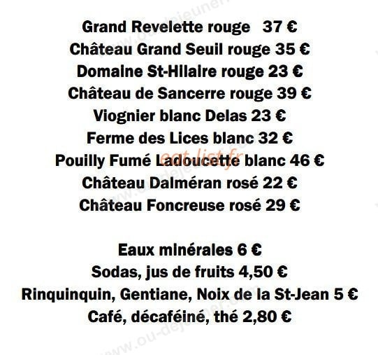Le Poivre d'Ane — carte page 3
