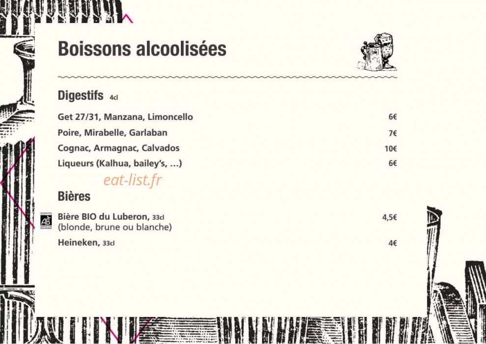 Le Quatre — carte page 14