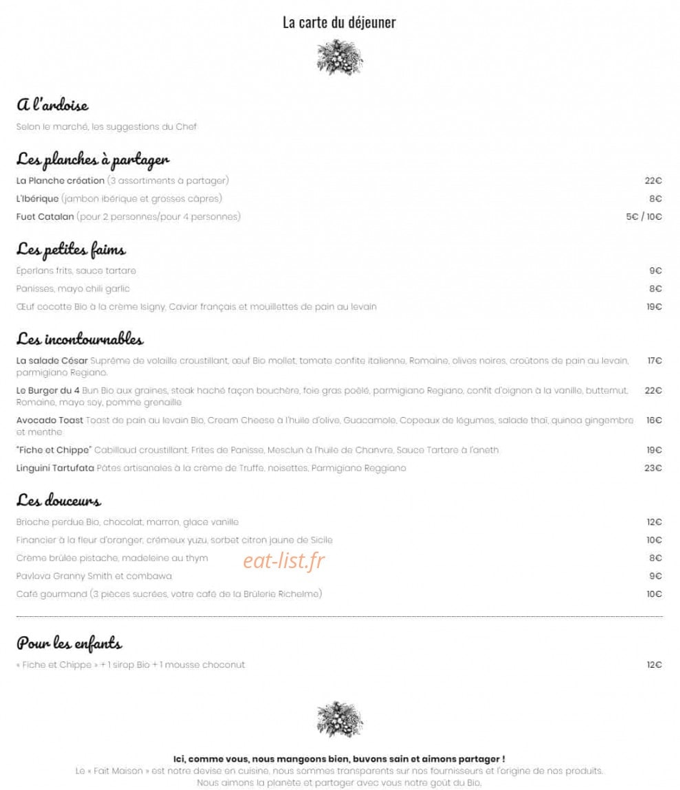 Le Quatre — carte page 1