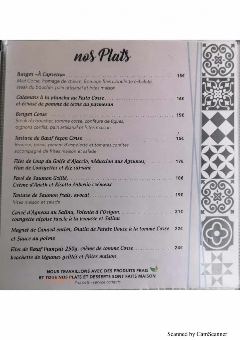 Le Rendez-Vous — carte page 3
