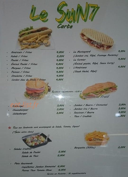 Le sun 7 — carte page 1