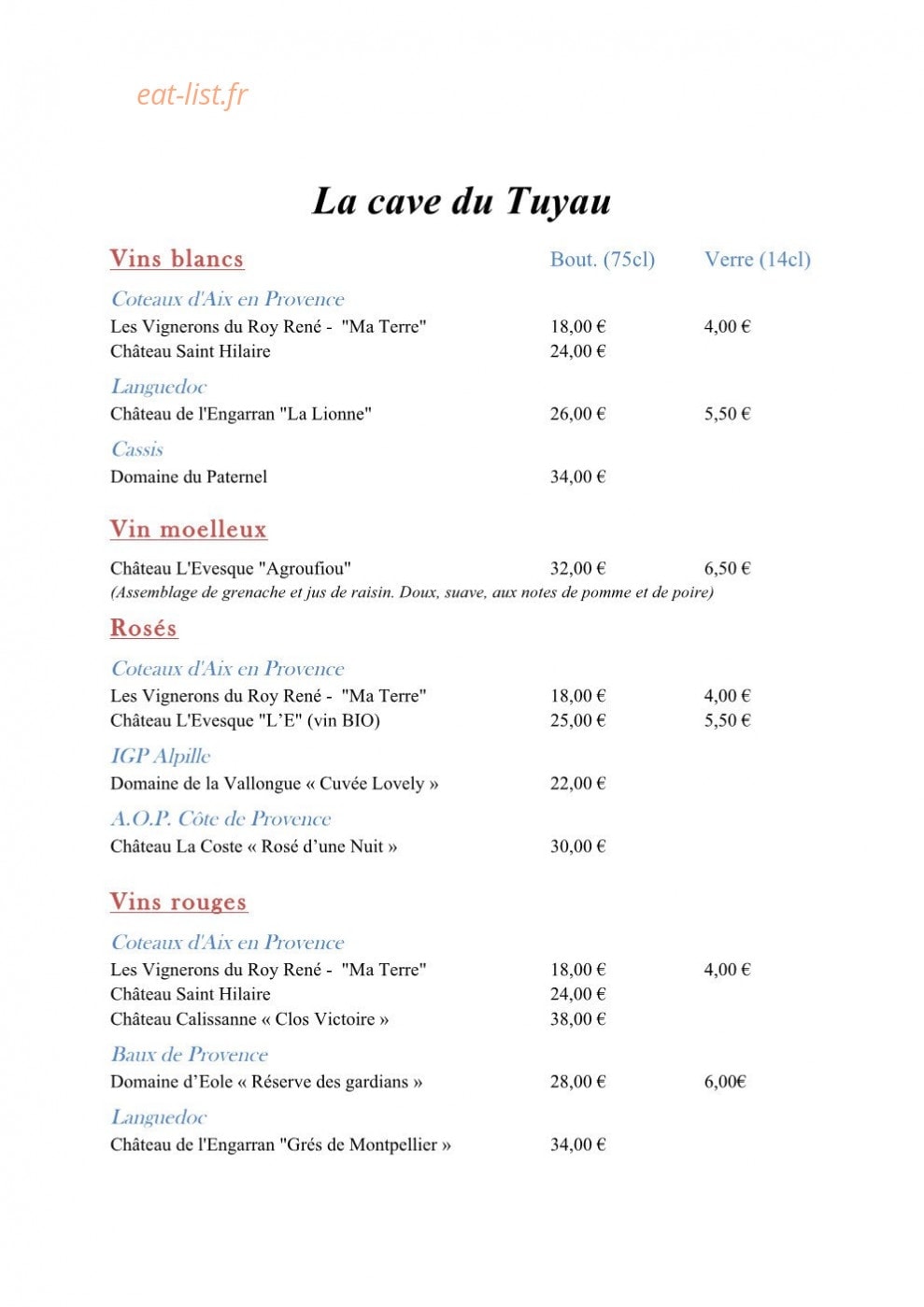 Le Tuyau — carte page 6