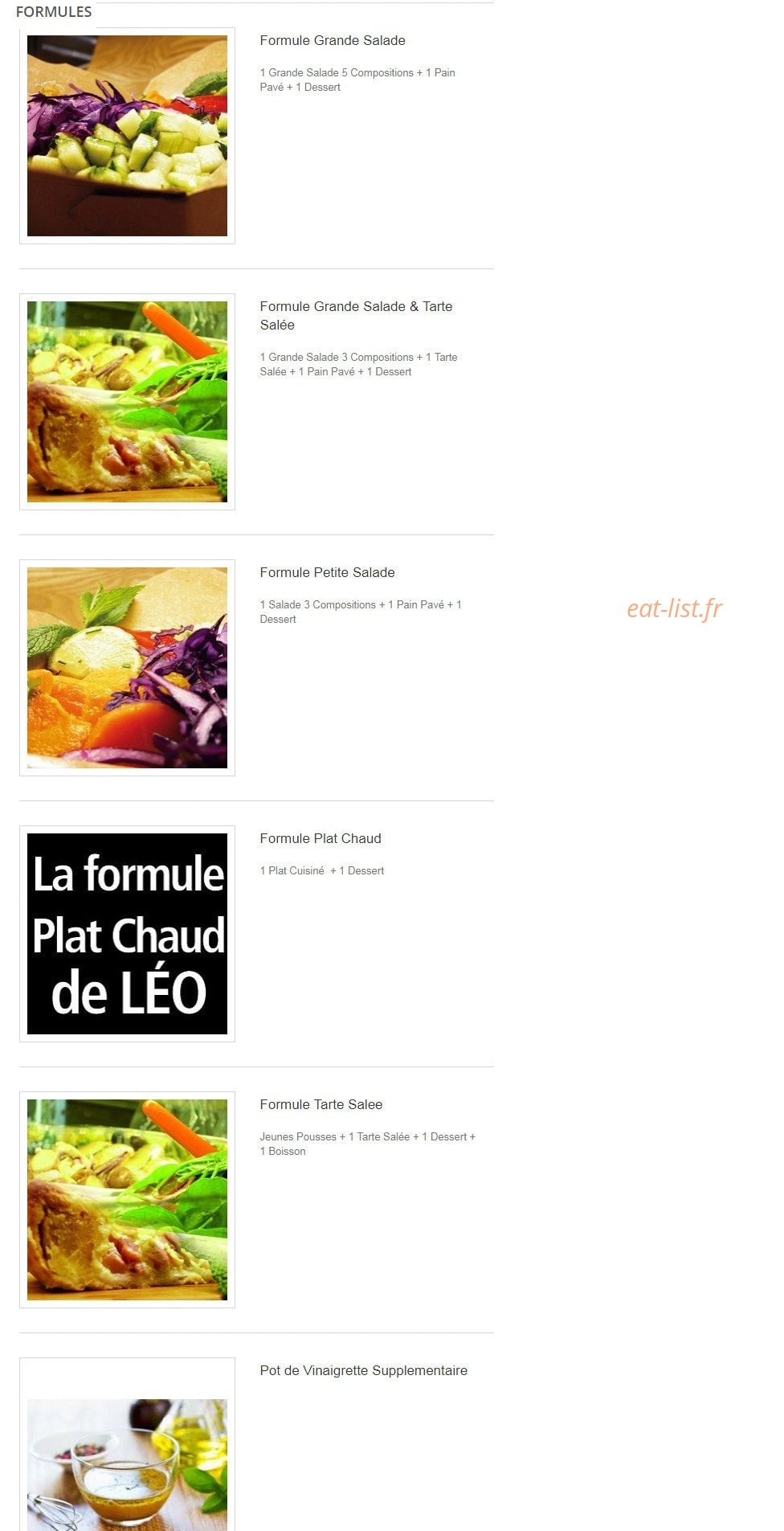 Léo Le Comptoir — carte page 6