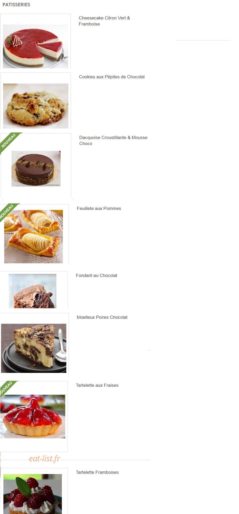 Léo Le Comptoir — carte page 8