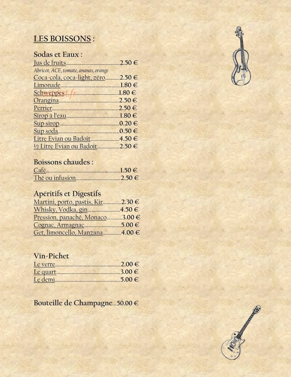 Les Arcades — carte page 4