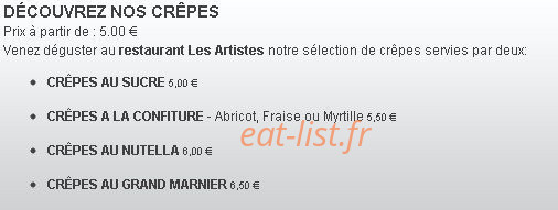Les Artistes — carte page 7