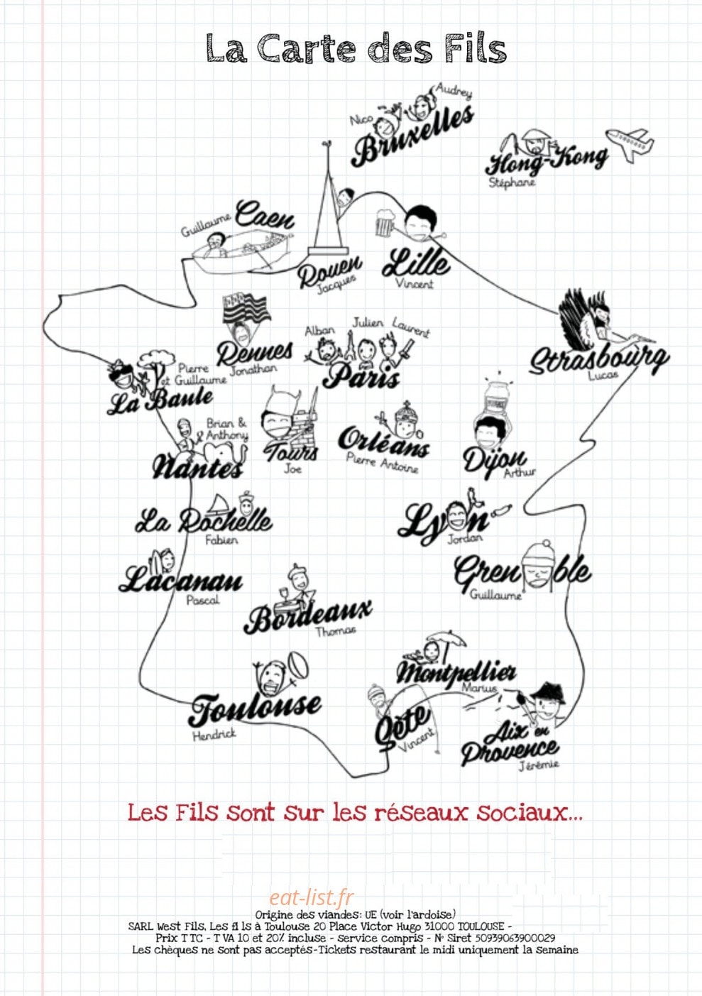 Les Fils à maman — carte page 19