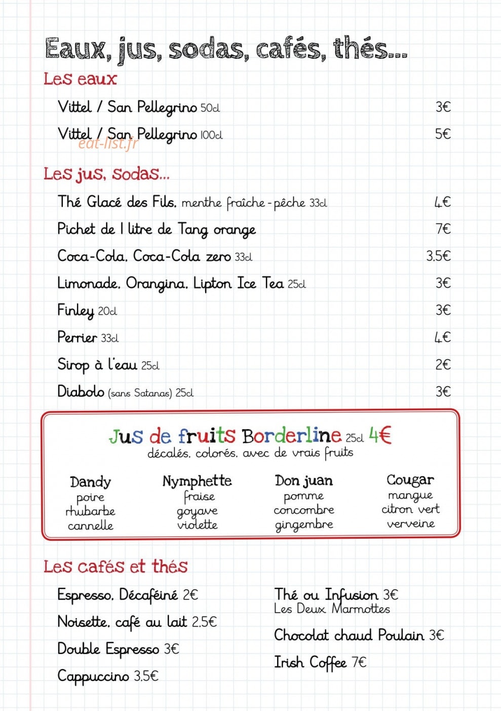 Les Fils à maman — carte page 16