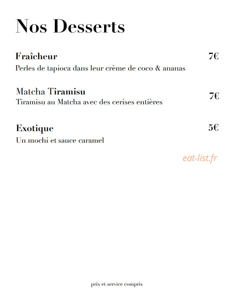 Les nouilles vivantes — carte page 6