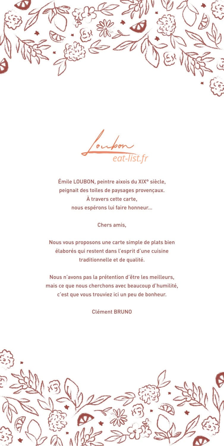 Loubon — carte page 1