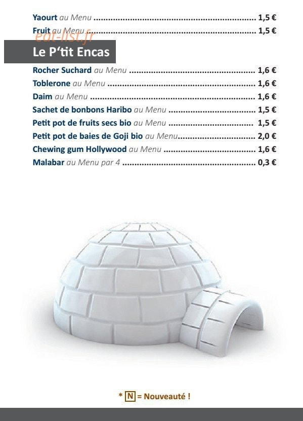 Lunch & Cie — carte page 5