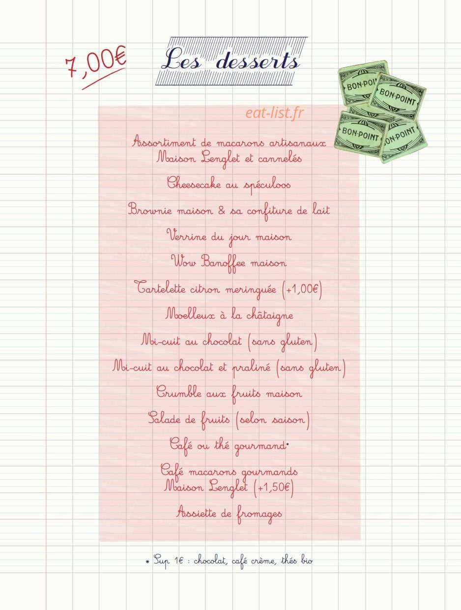 Ma Première Cantine — carte page 6