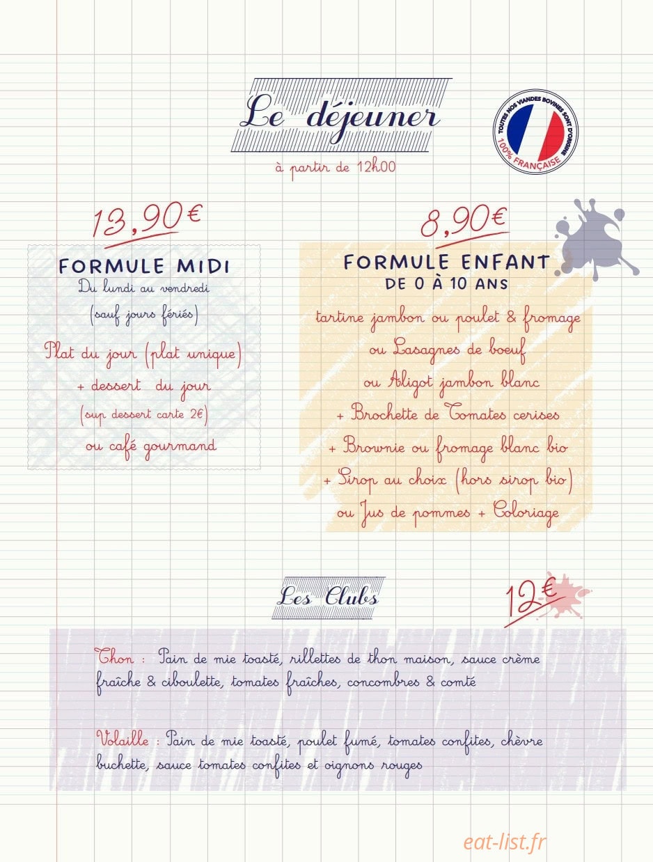 Ma Première Cantine — carte page 7