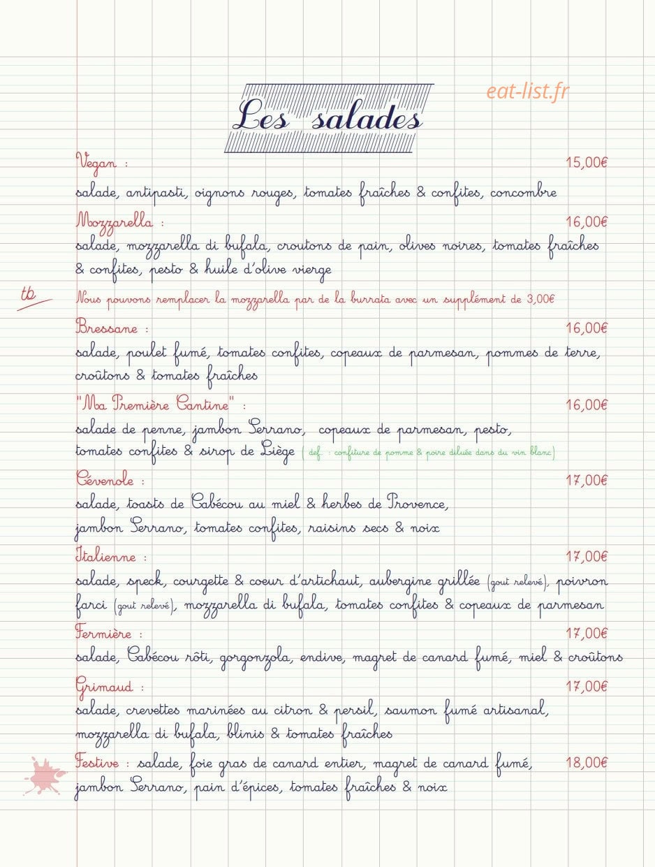 Ma Première Cantine — carte page 5