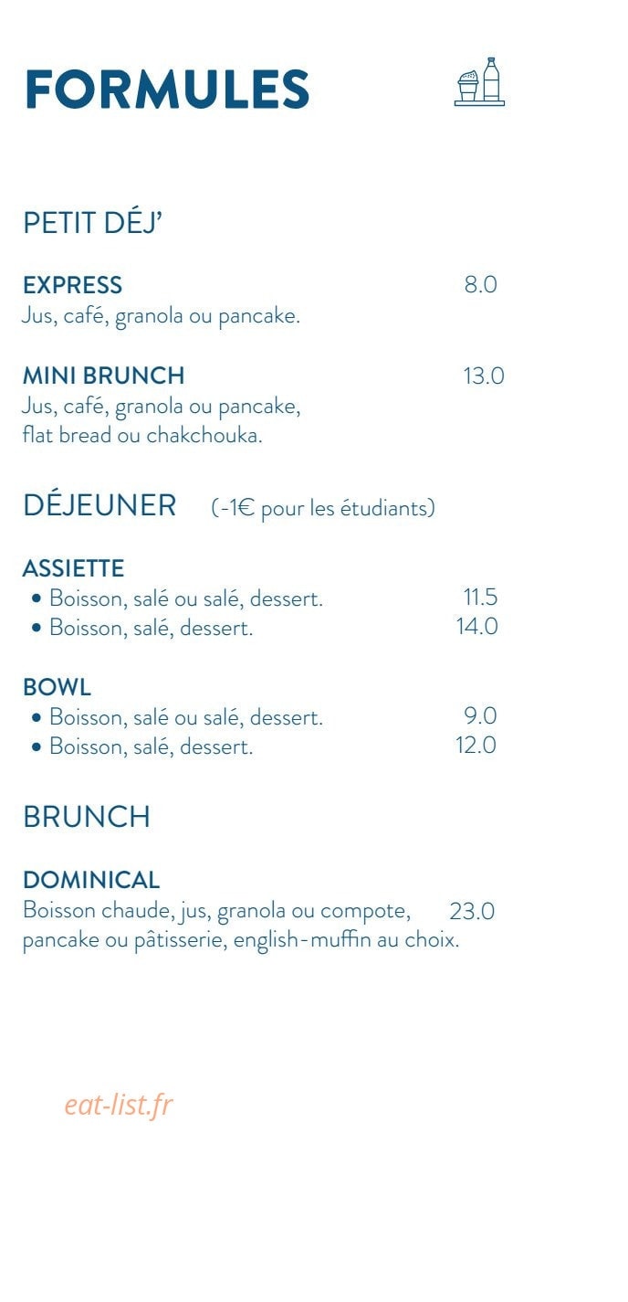 Maison Nosh — carte page 6
