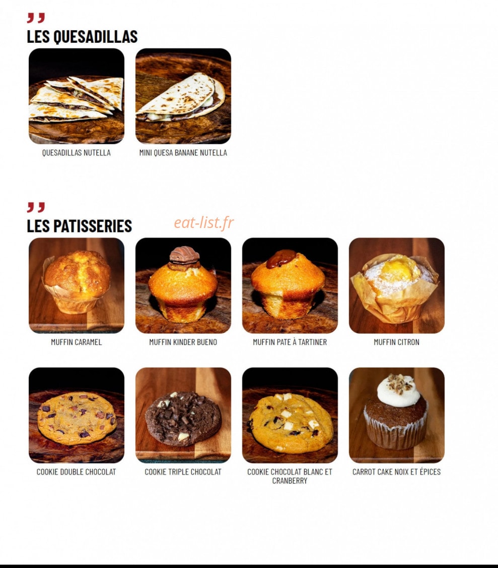 Nachos — carte page 7