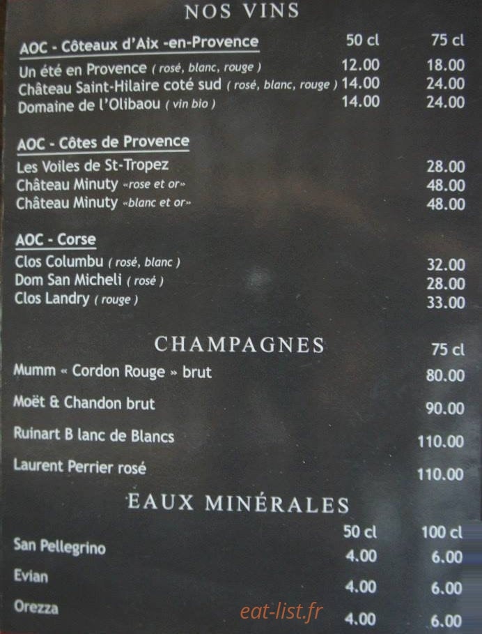 Nino café — carte page 6