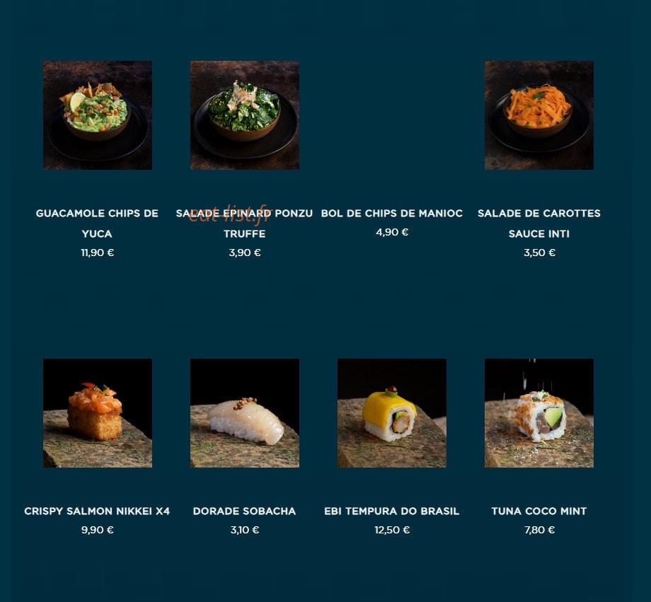 NKI sushi — carte page 4