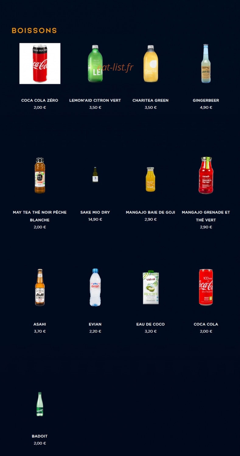 NKI sushi — carte page 14
