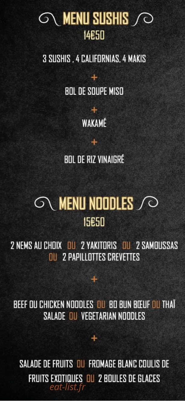Noodles bar — carte page 2