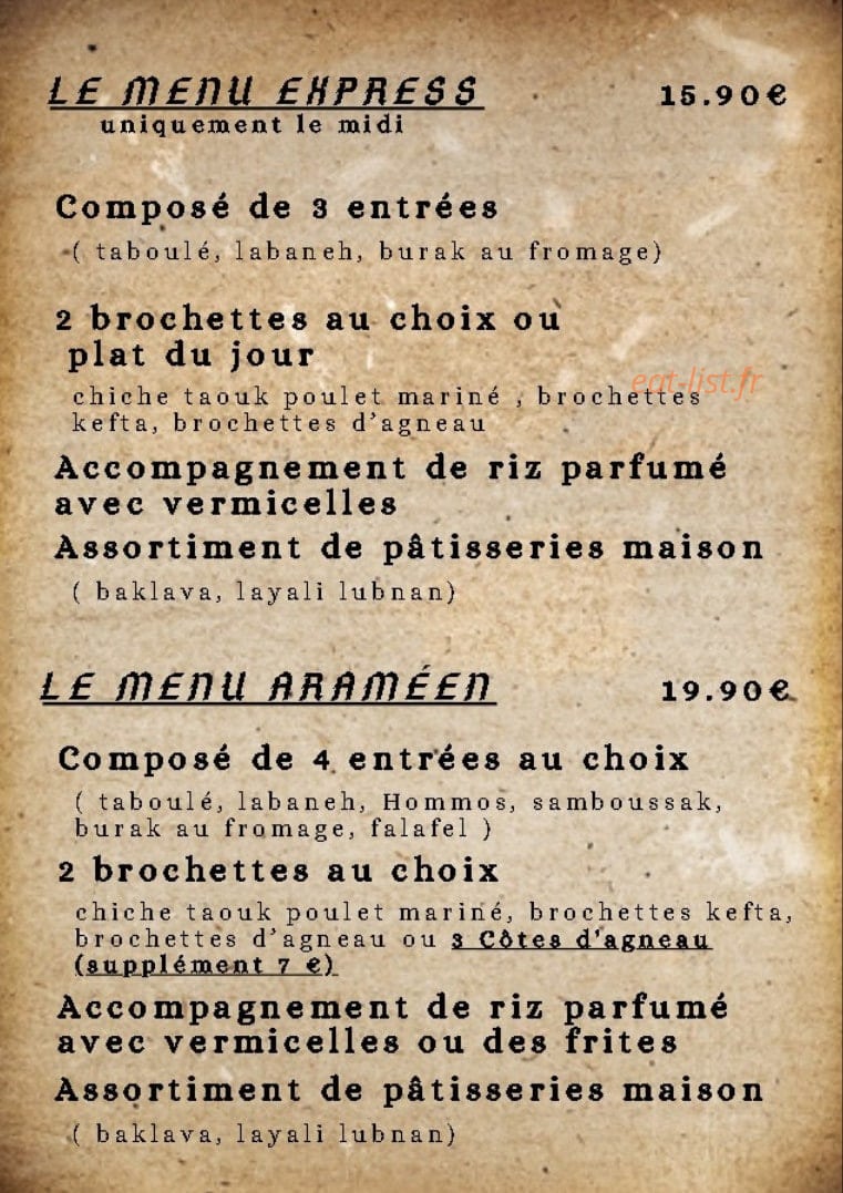Ô Palais Araméen — carte page 4
