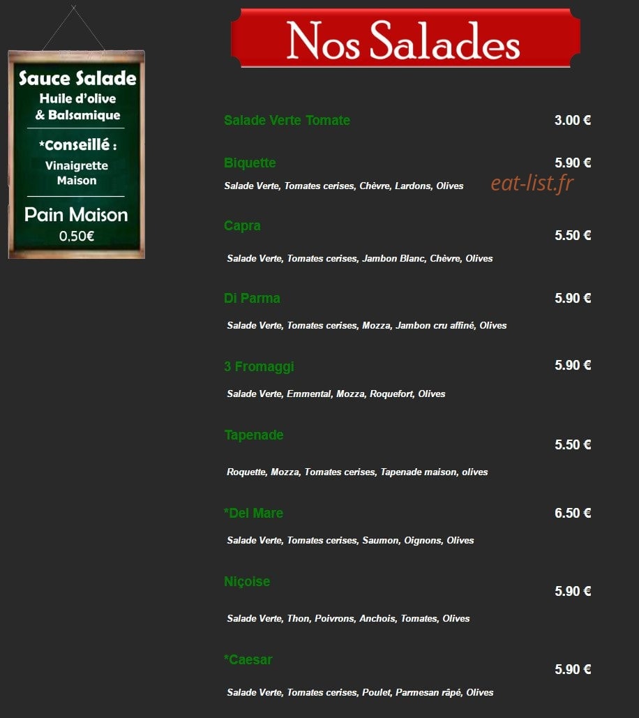 Parma pizza — carte page 5