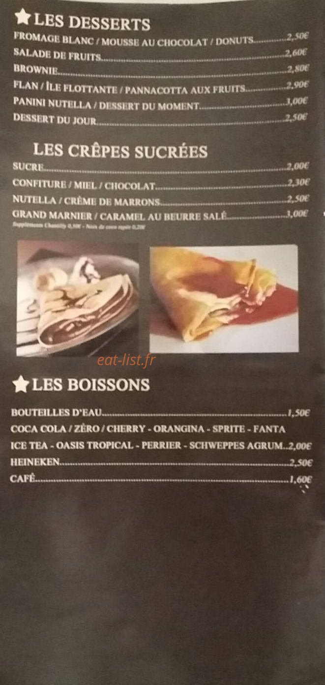 Pizza Cut — carte page 6