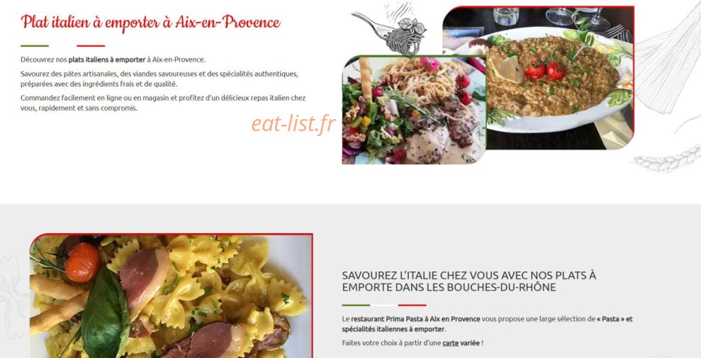 Prima pasta — carte page 7