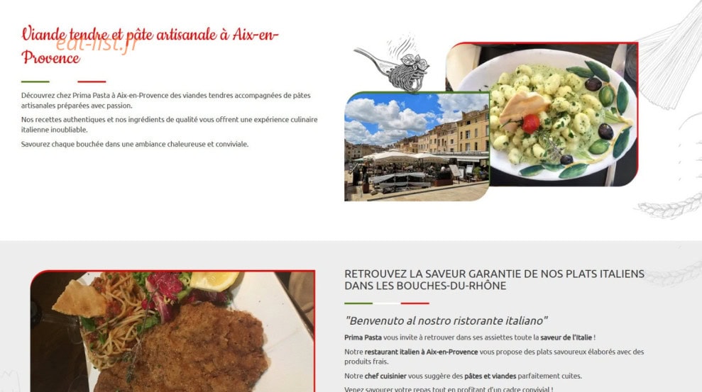 Prima pasta — carte page 1