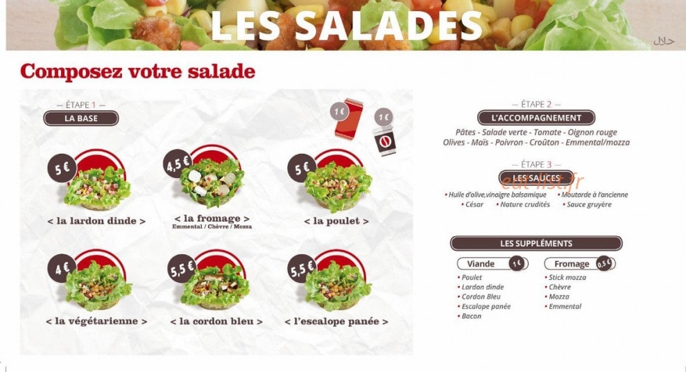 Taking food — carte page 4