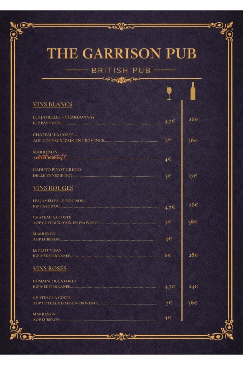 The Garrison — carte page 4