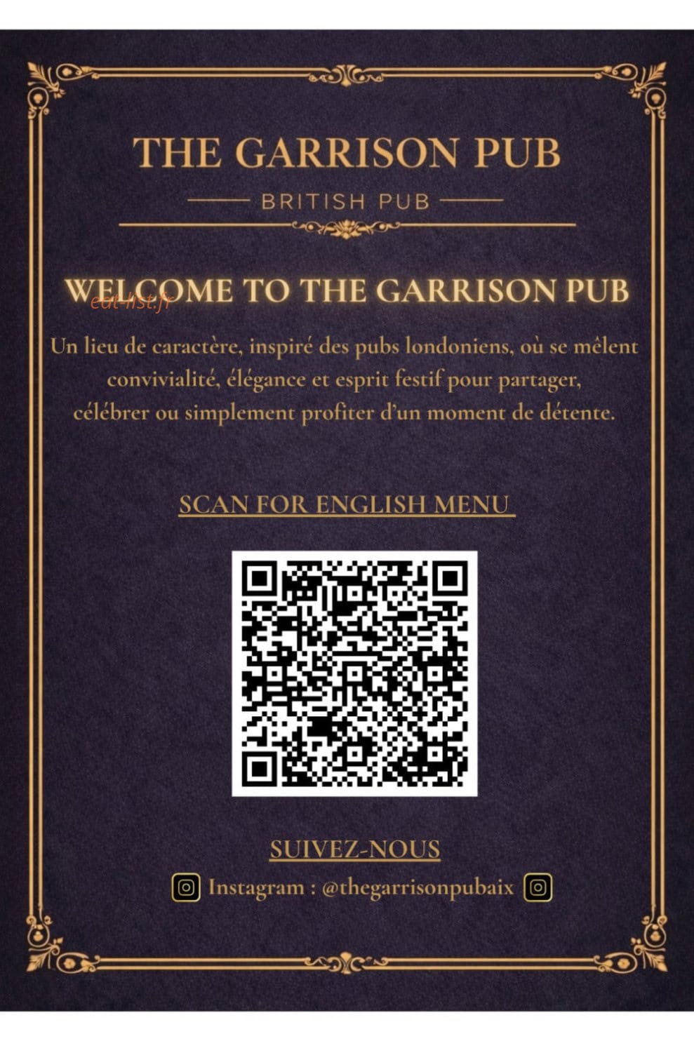 The Garrison — carte page 1