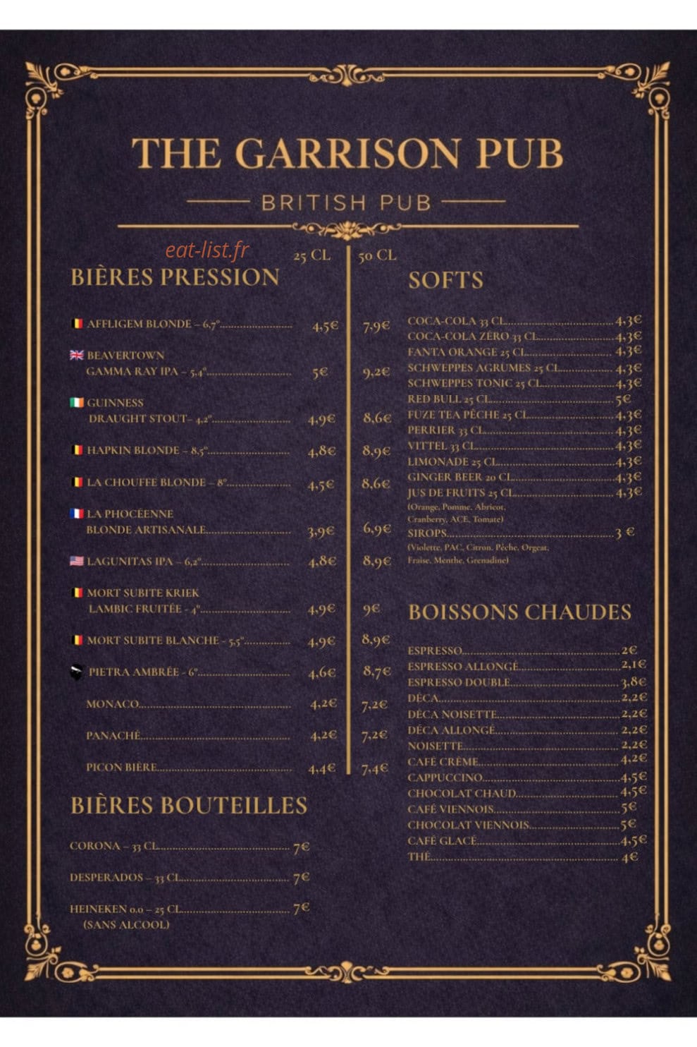 The Garrison — carte page 3