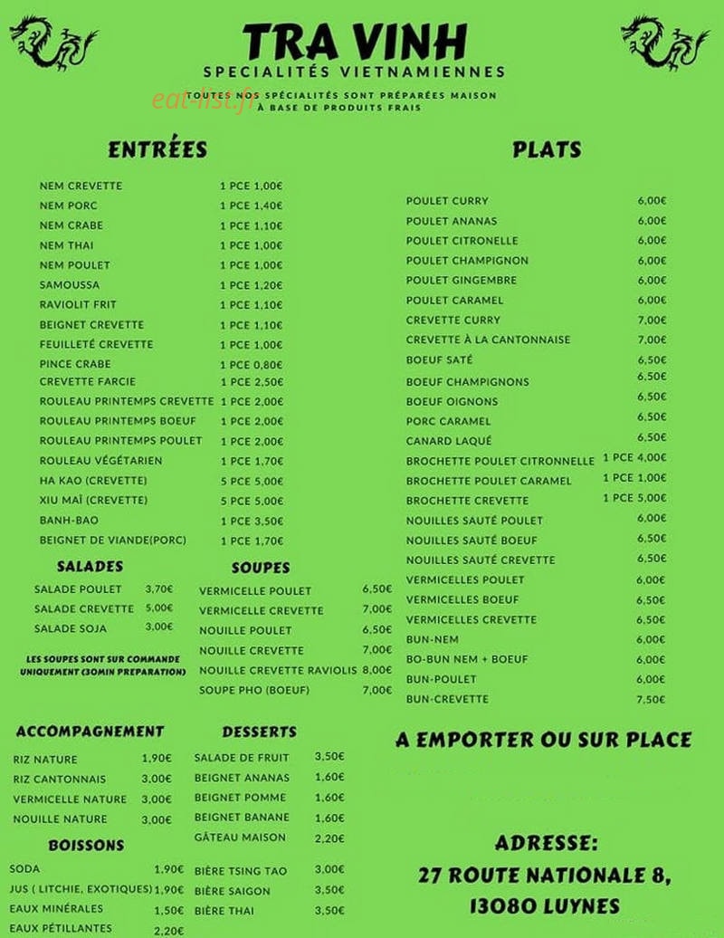 Tra Vinh — carte page 1