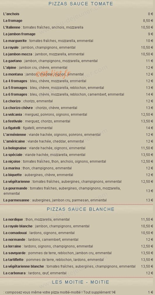 Un Air de Guinguette — carte page 1