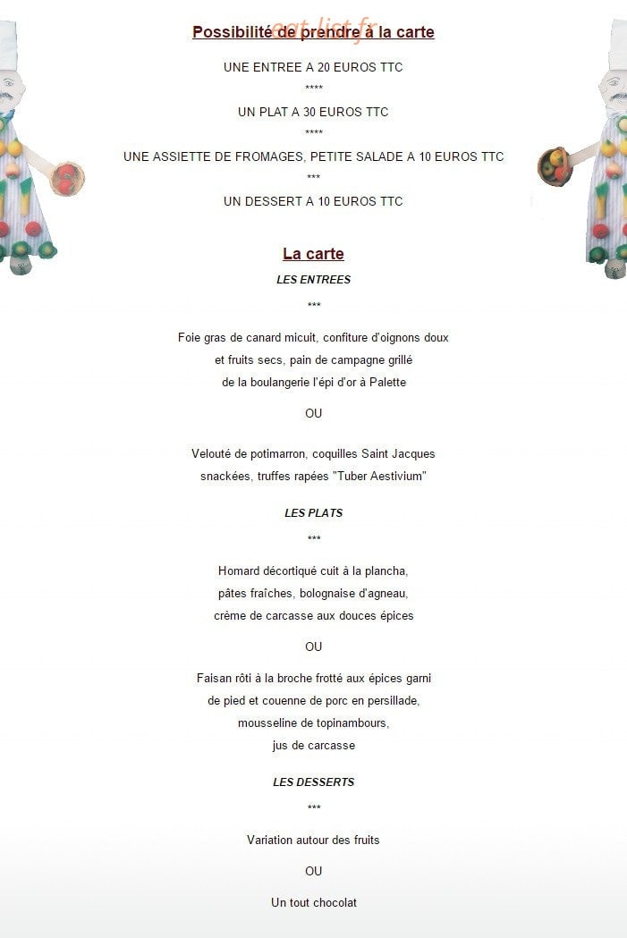 La table de beaurecueil — carte page 2