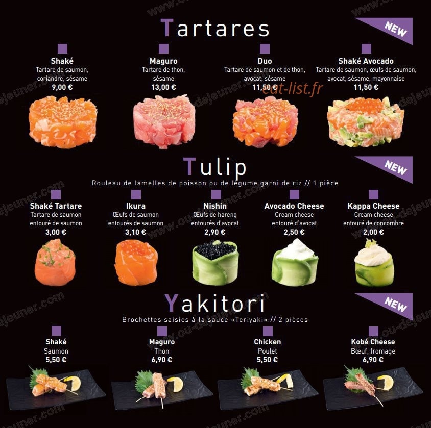 Enjoy sushi — carte page 9