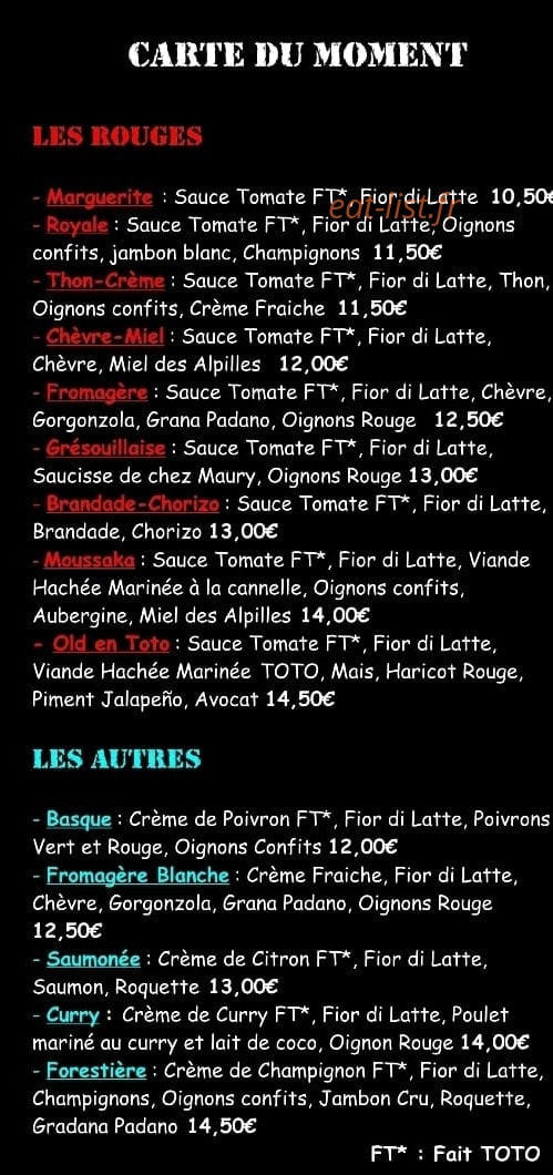 La Casa Toto — carte page 2
