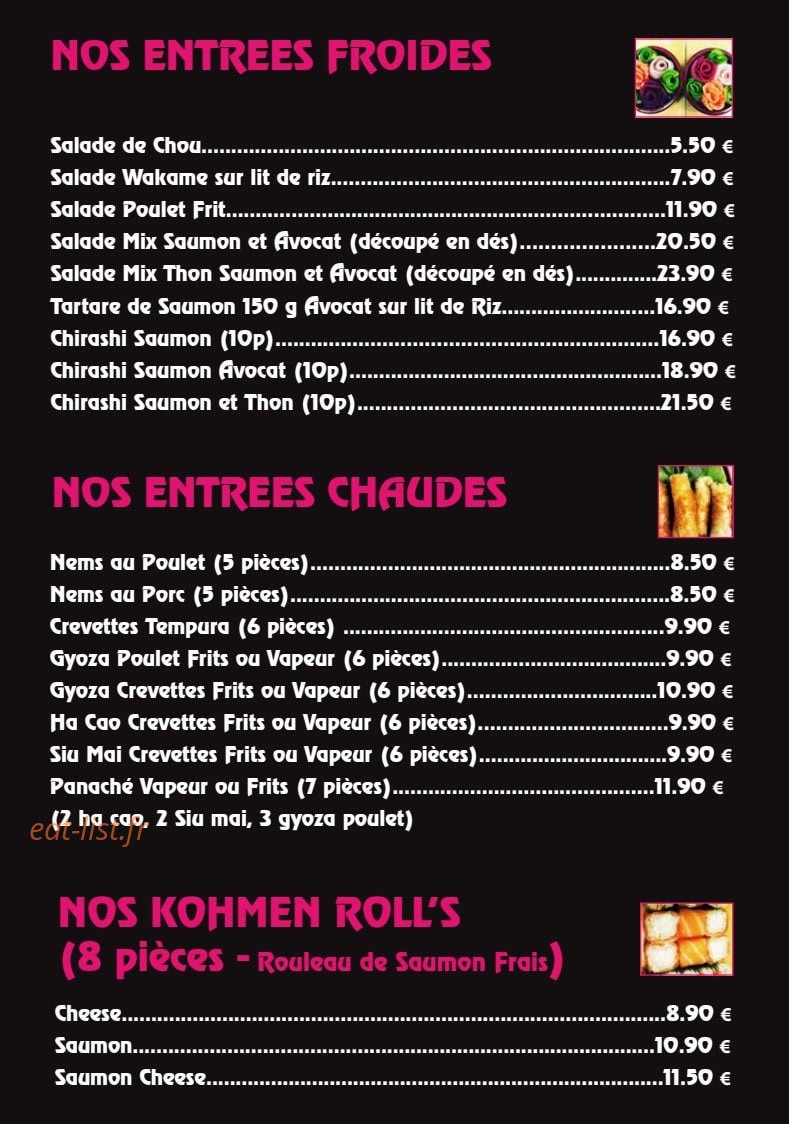 Kohmen — carte page 3