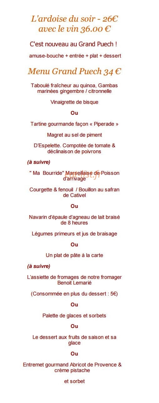 Le Grand Puech — carte page 2