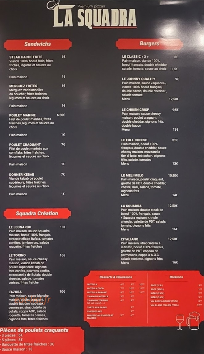 La Squadra — carte page 7