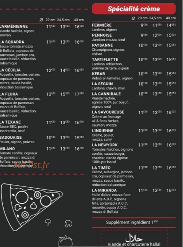 La Squadra — carte page 6
