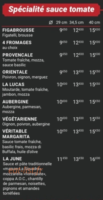 La Squadra — carte page 3