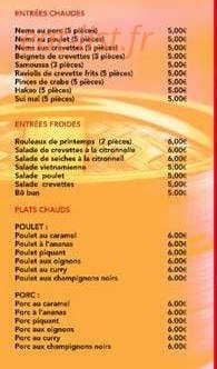 Le Manola Chez Nora — carte page 2