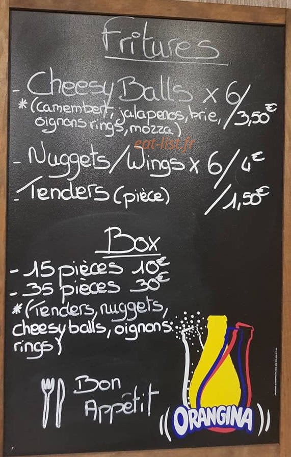 Cap-Horn Burger — carte page 3