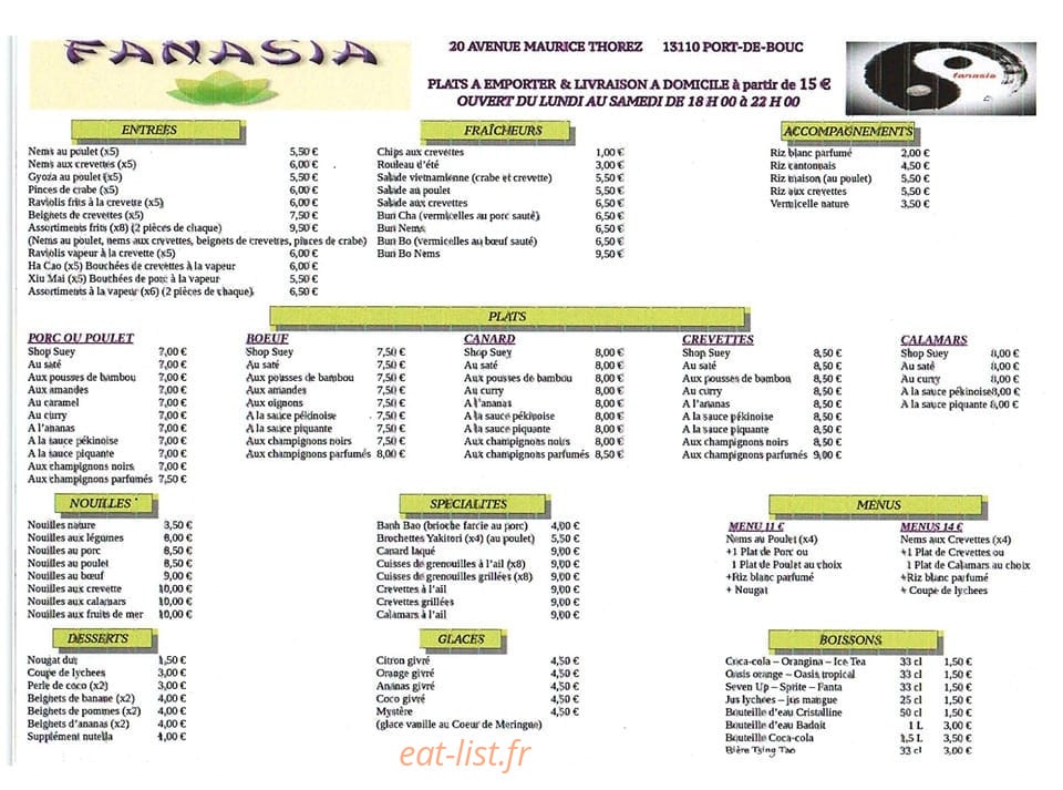 Fanasia — carte page 1
